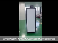 15V 5000A DC contrôle à distance électroplaté alimentation 380V 3 phases AC entrée pour le soda caustique