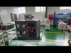 Appareil électrique de galvanoplastie 20v 1000a 20kw rectificateur Igbt pour le traitement des eaux usées