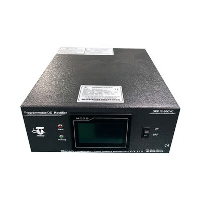acheter Réctificateur CC à ondulation basse programmable de 12 V 50 A pour le galvanoplastie à entrée simple de 220 V fabrication en ligne