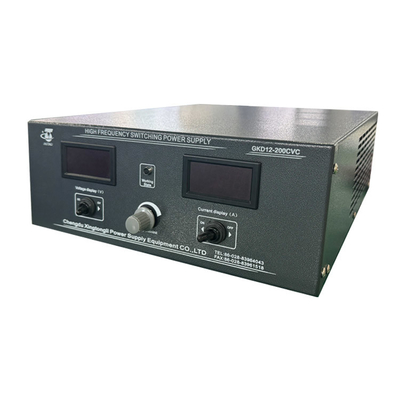 Bon prix 12V 200A affichage numérique alimentation anodisante 2.4KW entrée AC 380V protection contre la surtension en trois phases en ligne
